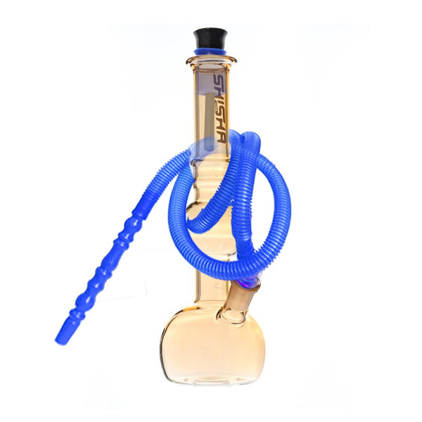 Glass Double Round Base Waterpipe 27cm Shisha Glass