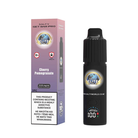 Cherry Pomegranate - Salty GET Bar PRO Disposable Vape | Shisha Glass