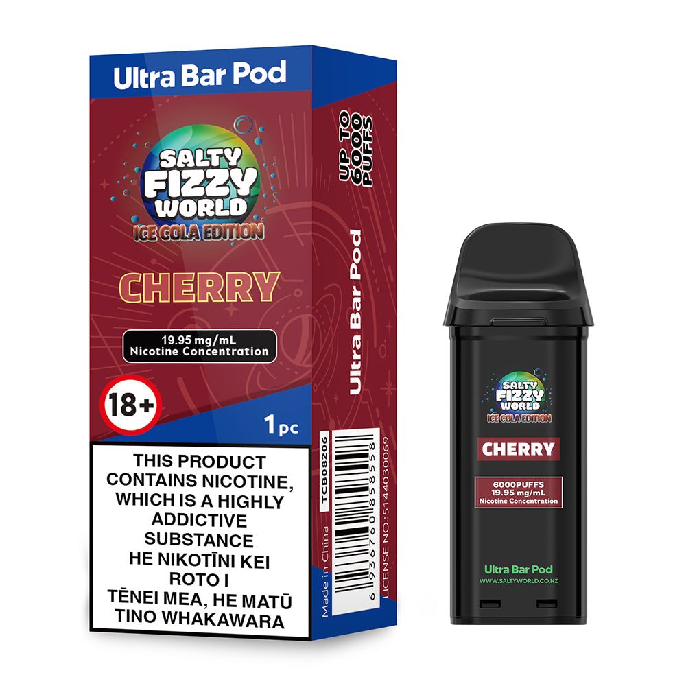 Cherry - Ultra Bar Replacement Pod 19.95mg/ml | Shisha Glass