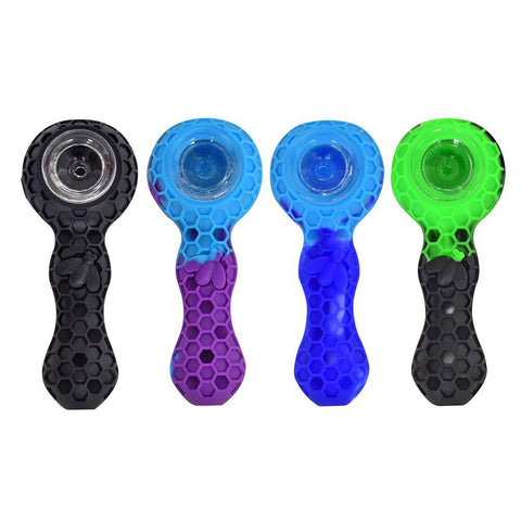 Dokha Honeycomb Silicone Pipe 10.5cm | Shisha Glass