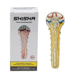 Dokha Lava Glass Smoking Pipe 11cm | Shisha Glass