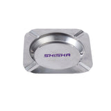 Dokha Solid Metal Ashtray with Holders | Shisha Glass