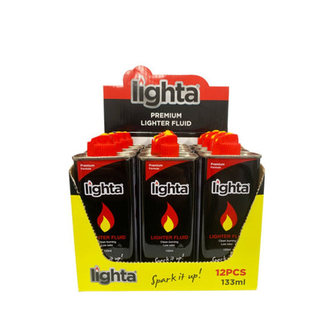 Lighta Lighter Fluid 133ml (1pc) | Shisha Glass