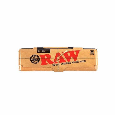 RAW Paper Case - King Size Rolling Paper Container | Shisha Glass