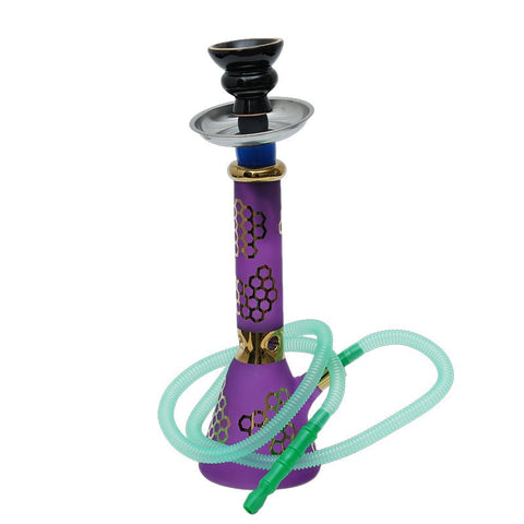 Shisha Glass Golden Honey Vase Waterpipe 26cm | Shisha Glass