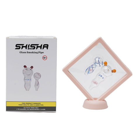 Shishaglass Smoking Pipe 7cm and 5cm - Set of 2 | Shisha Glass