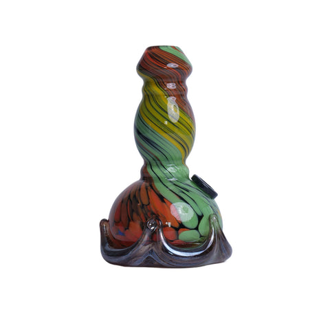 Shishaglass Twisted Colour Waterpipe MN01 14cm | Shisha Glass