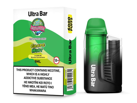 Ultra Bar Grape Mint Disposable Vape | Shisha Glass