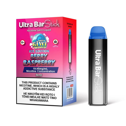 Ultra Bar Stick [Ice Edition] Berry Raspberry Disposable Vape | Shisha Glass