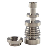 14mm/18mm Male Titanium Domeless Concentrate with Plate | Shisha Glass