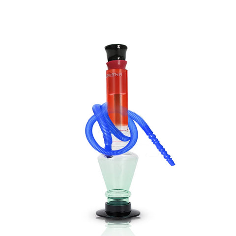 Acrylic Round Base Bong With Gradient Colours 33cm - Shisha Glass