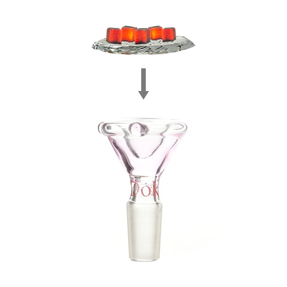 Dokha Cave Shisha Bowl 14mm - Shisha Glass