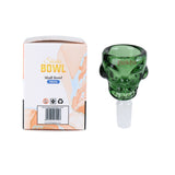 Dokha SKULL Bowl Drop Cone Glass Pipe 14mm