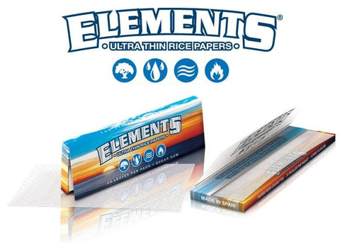 Elements 1 1/4 Rolling Papers | Shisha Glass