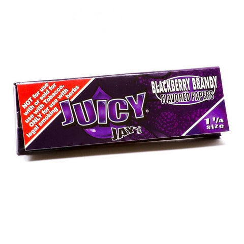 Juicy Jays Blackberry Brandy 1 1/4 Paper - Shisha Glass