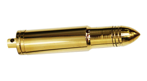 Metal Brass Bullet Weed Pipe 3" - Shisha Glass