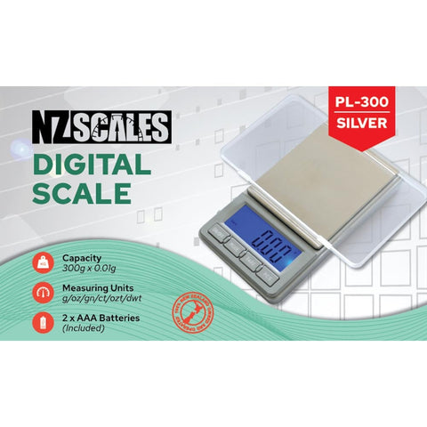 NZ Digital Scale PL-300 300 x 0.01g - Shisha Glass