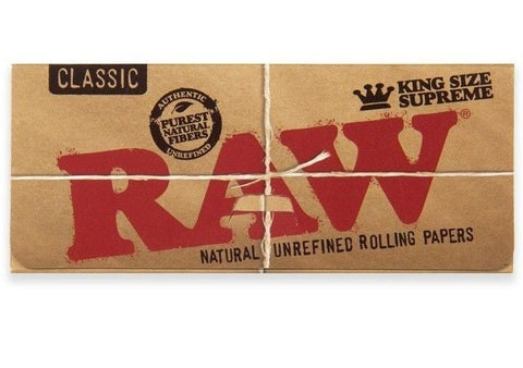 RAW Classic Creaseless Kingsize Supreme - Shisha Glass