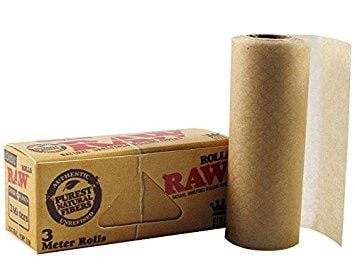 Raw Classic Paper 3mt Rolls - Shisha Glass