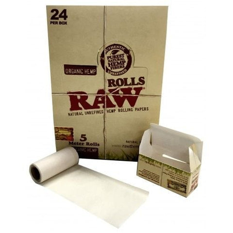 RAW Organic Hemp 5mt Roll - Shisha Glass