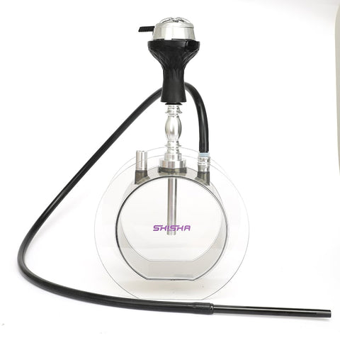 Shisha Glass "Elegant O" Hookah 1xHose 40.5cm - Shisha Glass