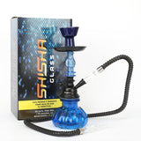 Shisha Glass Hookah 1xHose 22cm - Shisha Glass