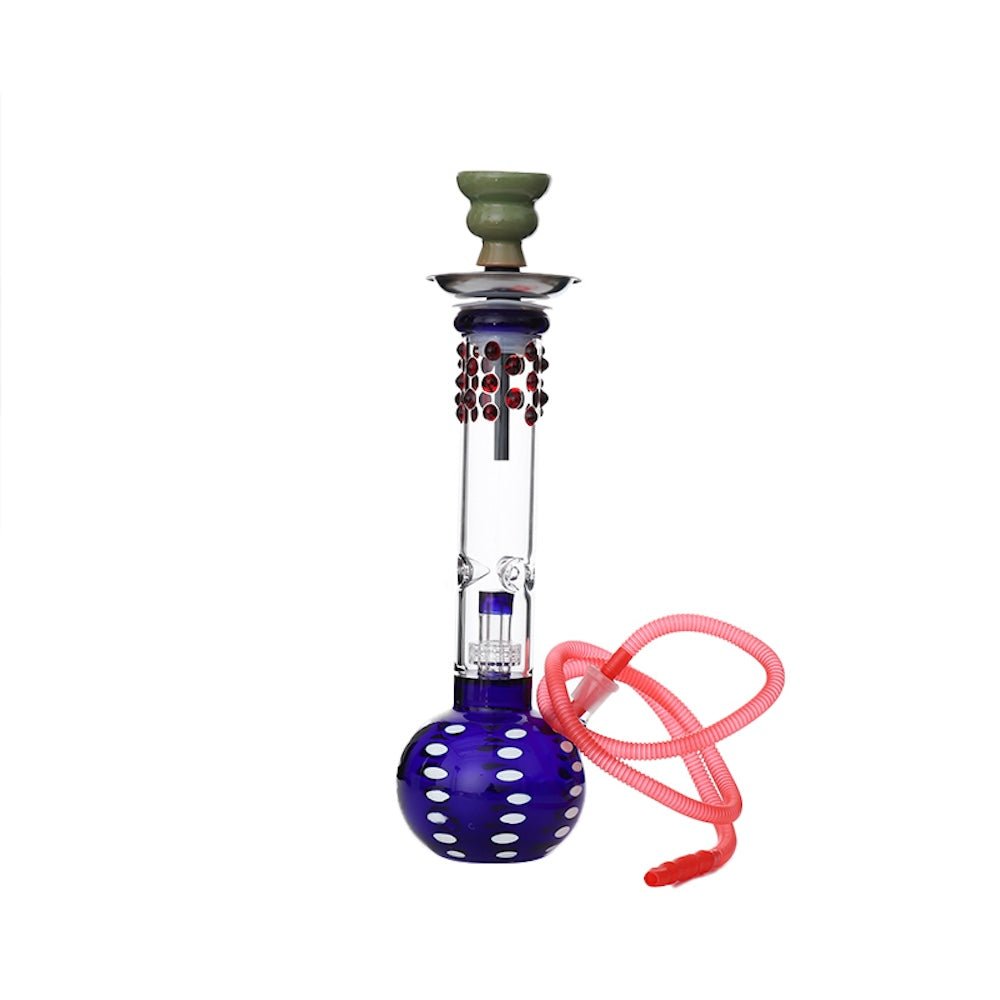 Shisha Glass Mercury Glass Waterpipe With Percolator 28cm Shisha Glass