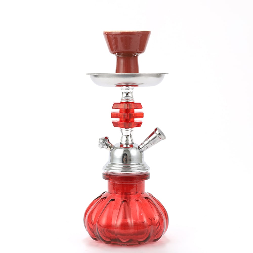 Shisha Glass Stylish Hookah 1x Hose 21cm - Shisha Glass