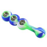 Triple Bowl Weed Pipe 15cm - Shisha Glass