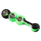 Triple Bowl Weed Pipe 15cm - Shisha Glass