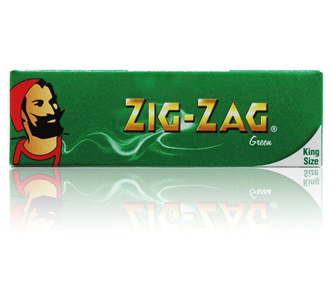 Zig-Zag Green King Size - Shisha Glass